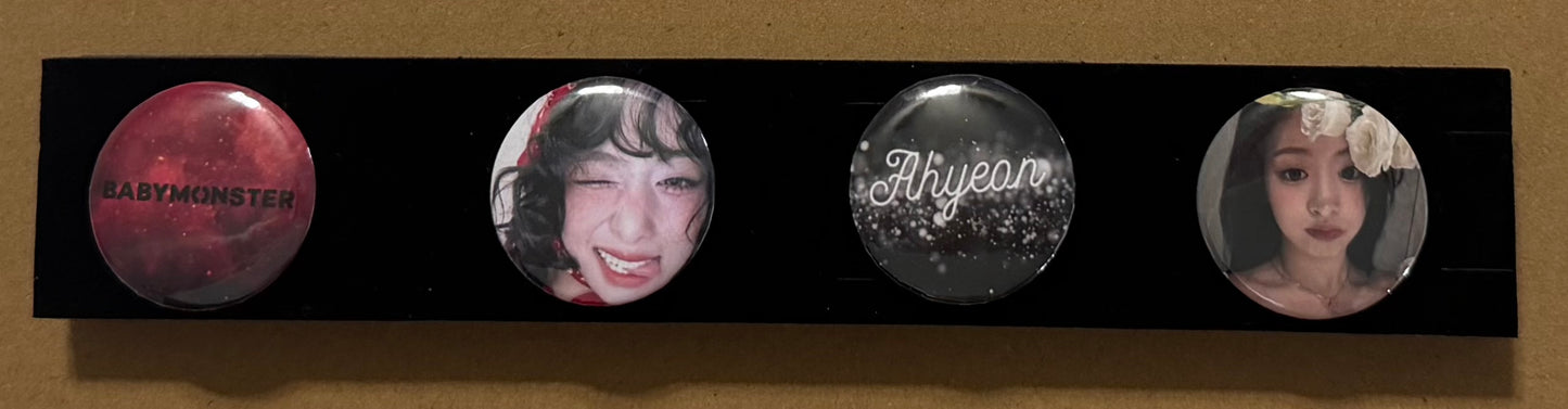 Ahyeon 1.25in 4 Pack Pin Set