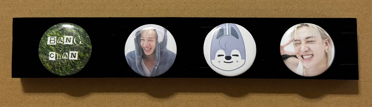 Bang Chan 1.25in 4 Pack Pin Set