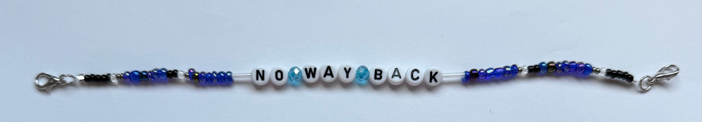 No Way Back Shoe Charm