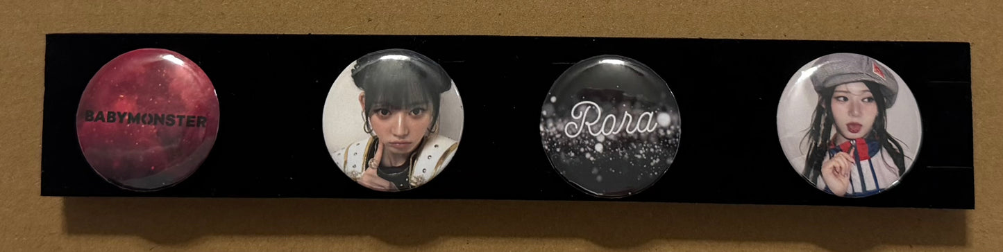 Rora 1.25in 4 Pack Pin Set