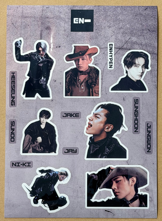 ENHYPEN VINYL STICKER SHEET 1
