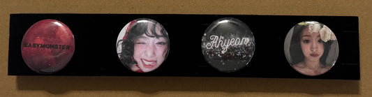 Ahyeon 1.25in 4 Pack Pin Set