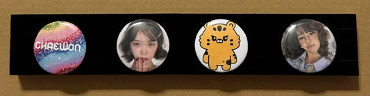 Chaewon 1.25in 4 Pack Pin Set