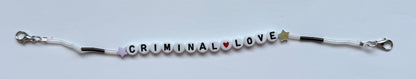 Criminal Love Shoe Charm