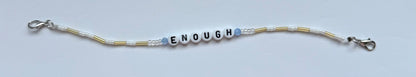 Enough Shoe Charm