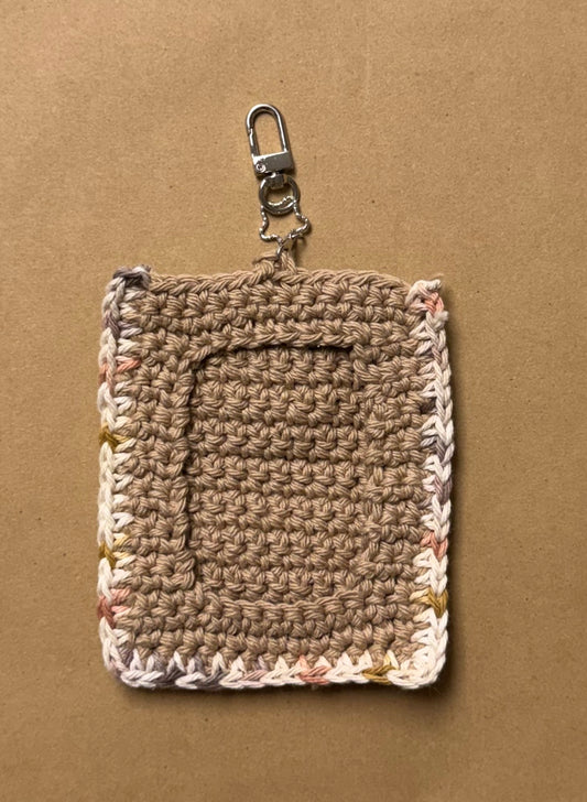 Crocheted Top Loader Holder-Brown