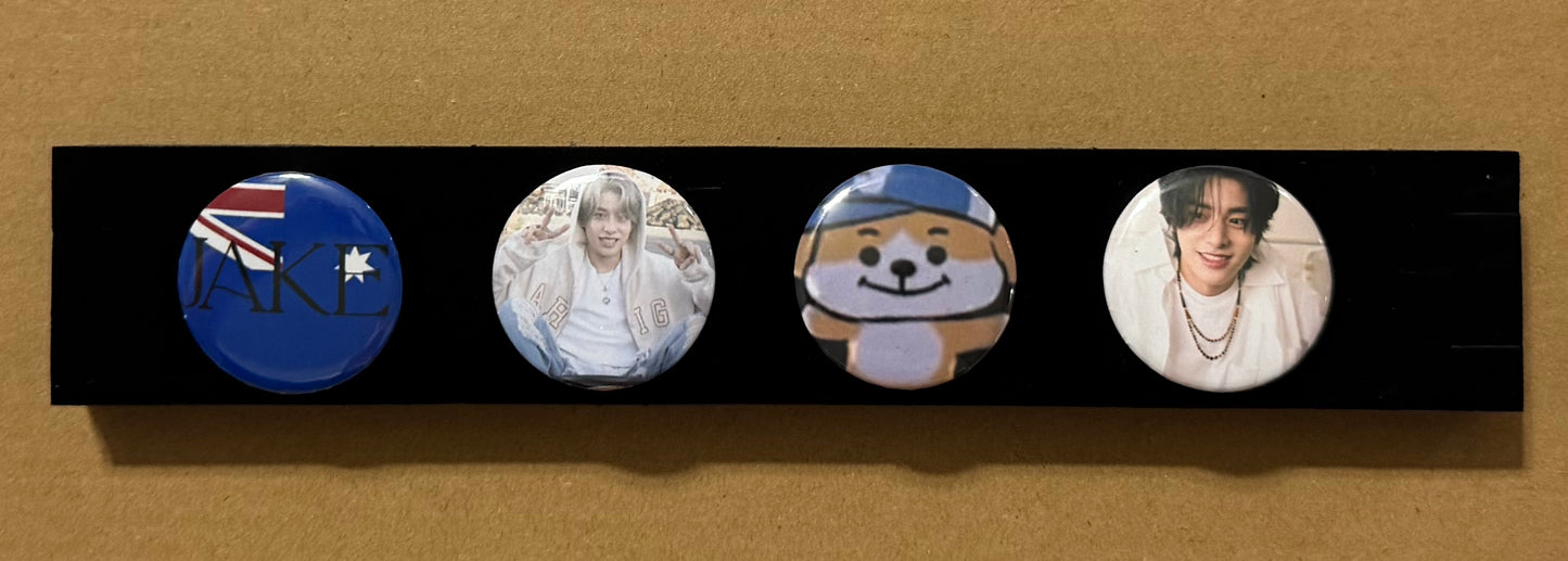 Jake 1.25in 4 Pack Pin Set