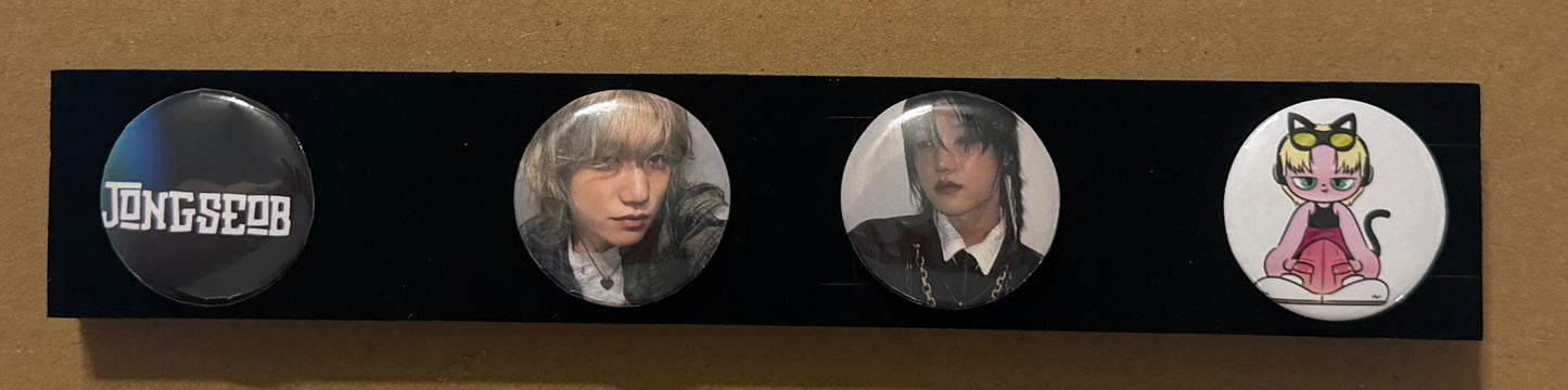 Jongseob 1.25in 4 Pack Pin Set