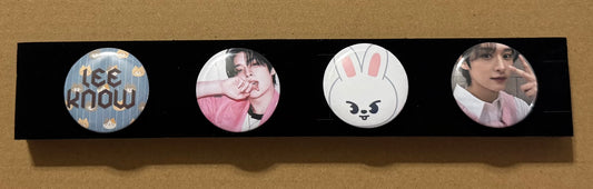 Lee Know 1.25in 4 Pack Pin Set