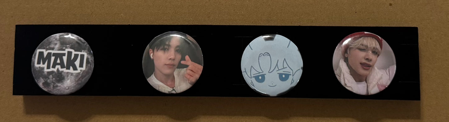 Maki 1.25in 4 Pack Pin Set