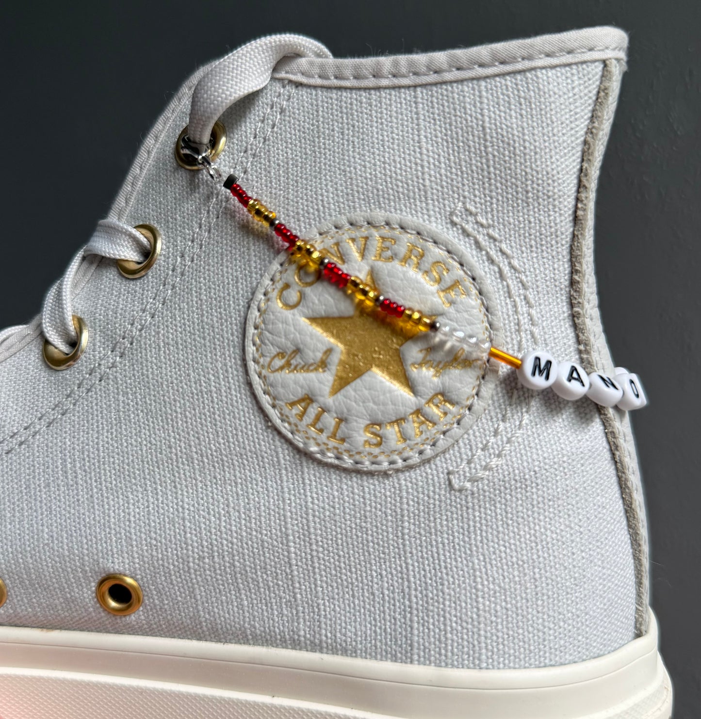 Man On Fire Shoe Charm