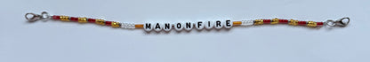 Man On Fire Shoe Charm