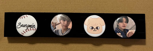 Seungmin 1.25in 4 Pack Pin Set