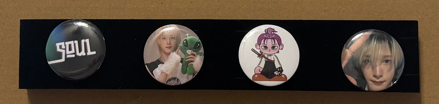 Soul 1.25in 4 Pack Pin Set