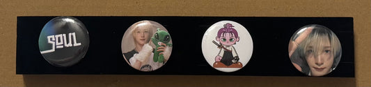 Soul 1.25in 4 Pack Pin Set